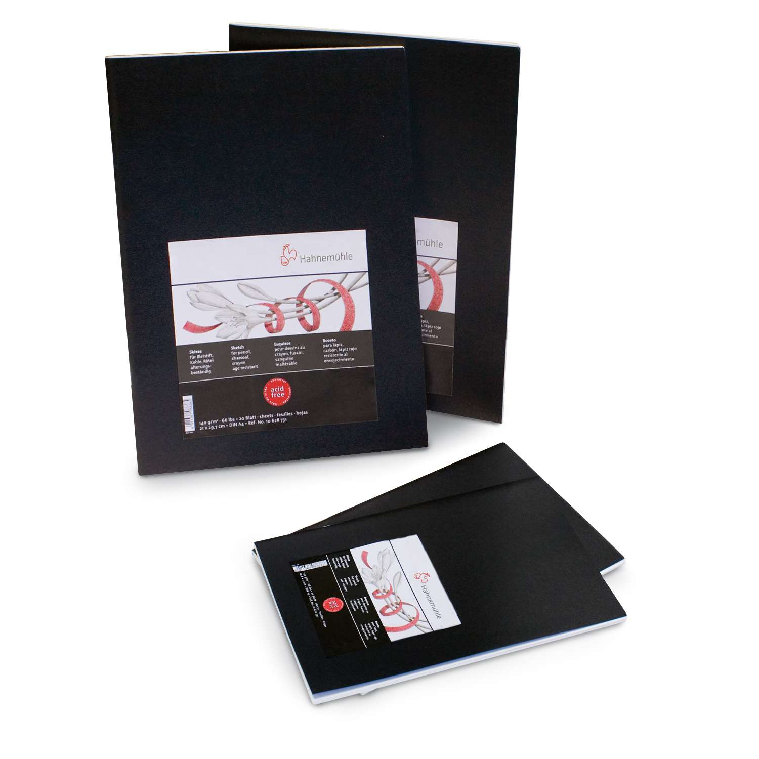 Carnet de croquis noir Hahnemuehle 140g/m2 | Le Géant des Beaux-Arts